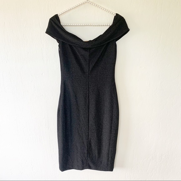 Meshki Shula Off The Shoulder Midi Cocktail Dress - Picture 5 of 11